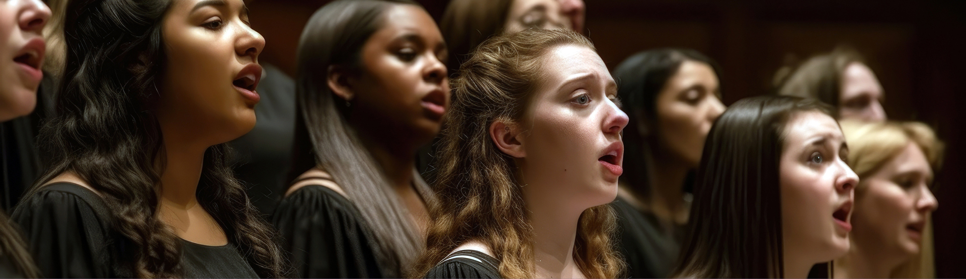 Image of chorus group singing